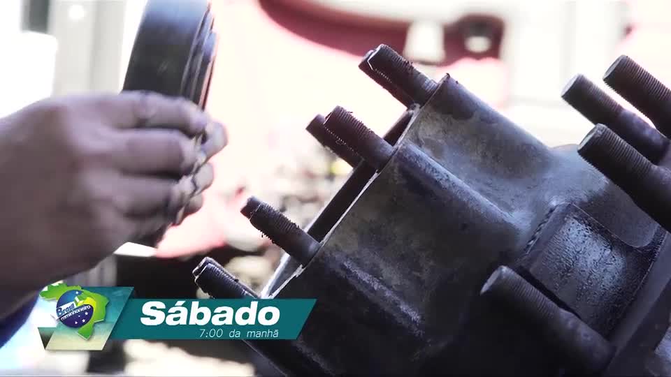Brasil Caminhoneiro explica como fazer a manutenção do conjunto mecânico de rodas neste sábado (2)