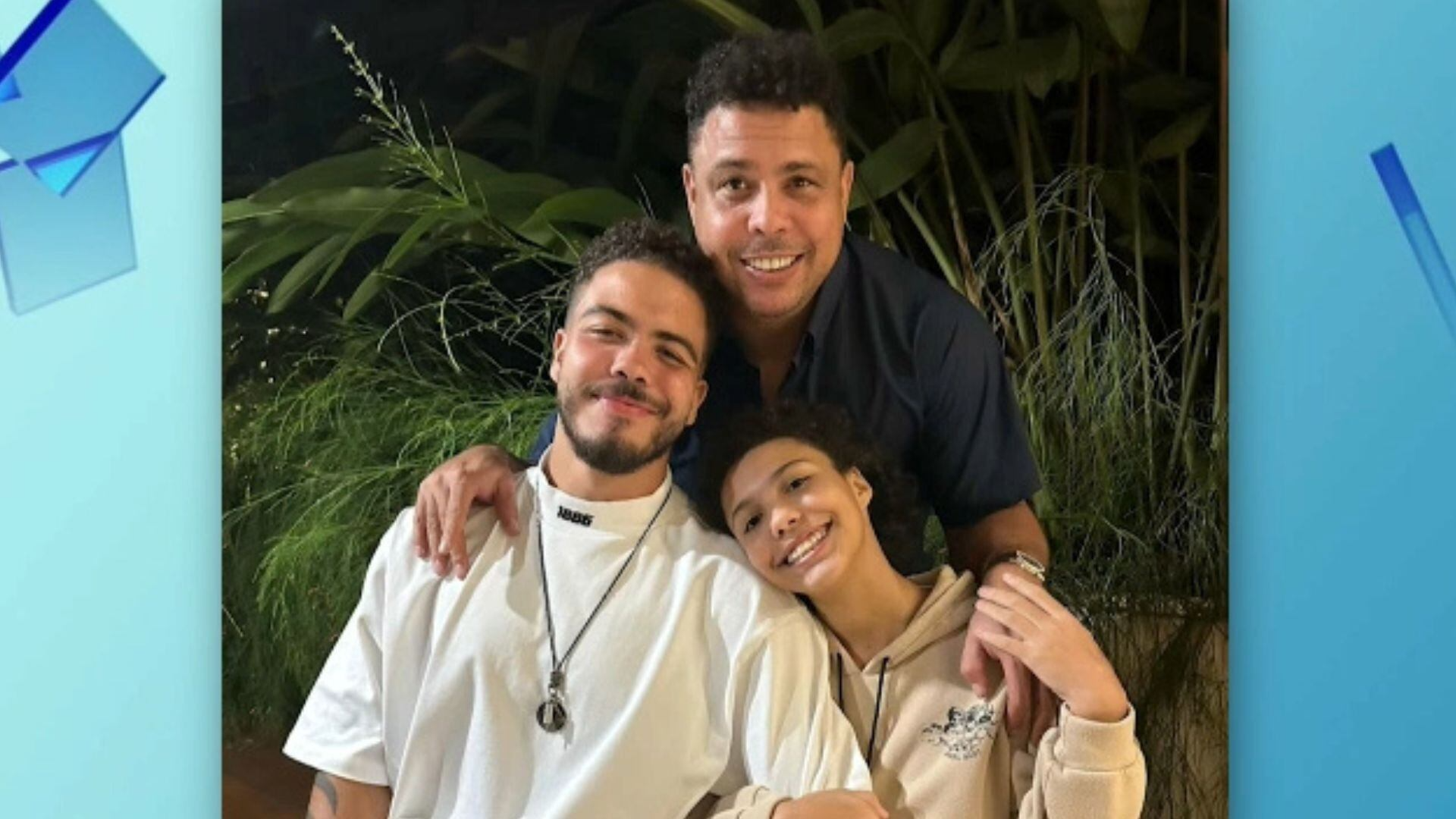 Filho de Ronaldo Fenômeno revela que o pai vai doar fortuna