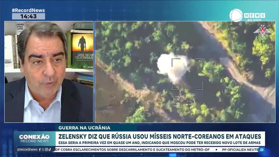 Guerra na Ucrânia: Zelensky diz que Rússia usou mísseis norte-coreanos em ataques
