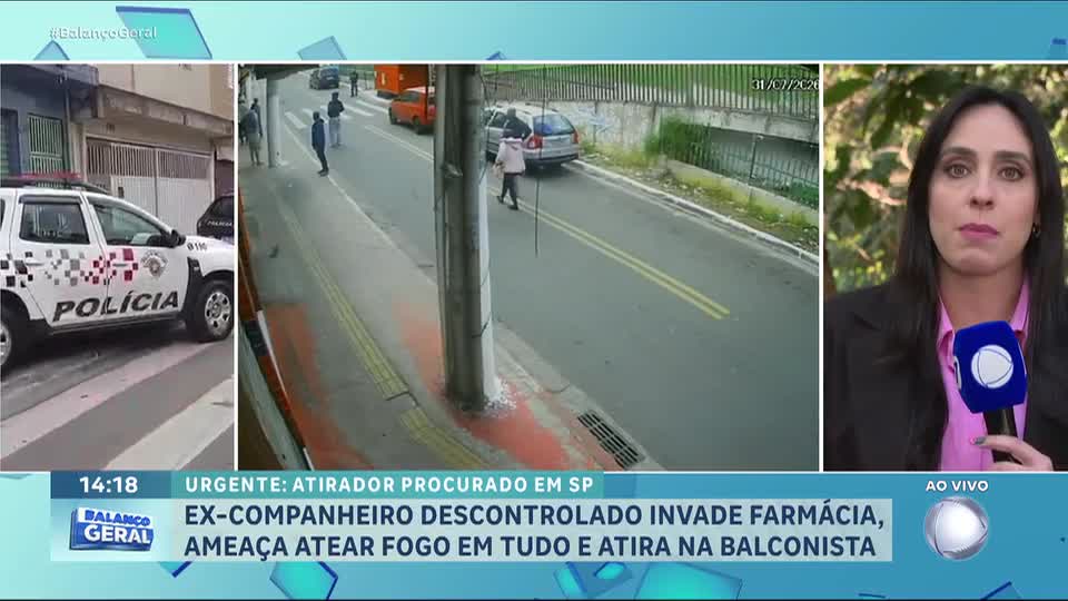 Homem invade farmácia e tenta matar ex-companheira em São Paulo