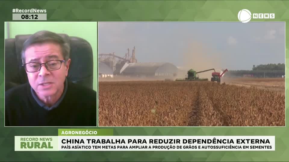 China trabalha para reduzir dependência do agronegócio exterior