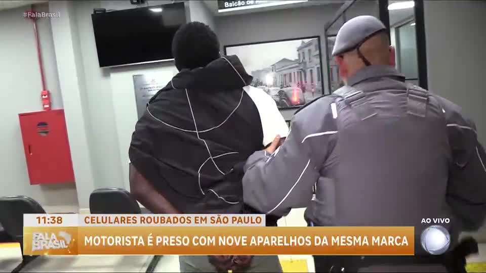 Homem é preso com celulares roubados no centro de São Paulo