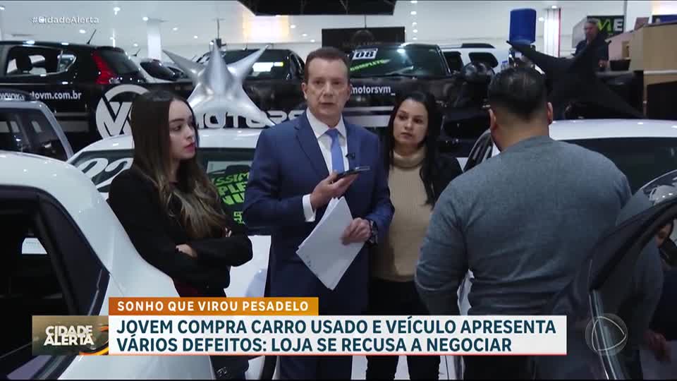 Patrulha do Consumidor: Loja se recusa a negociar carro usado com vários defeitos