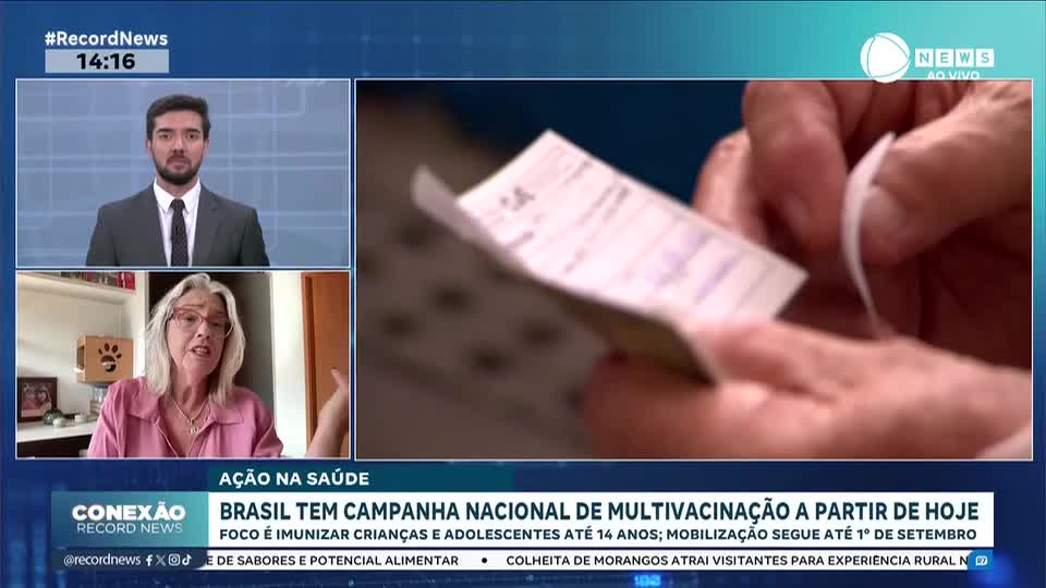 Brasil tem campanha nacional de multivacinação a partir desta segunda (3)