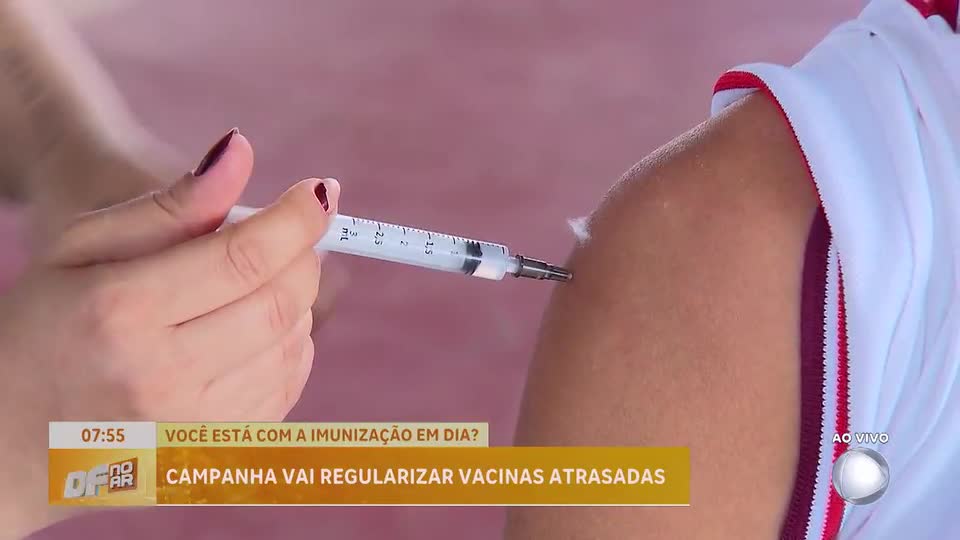 Campanha de vacinação de agosto vai regularizar vacinas atrasadas