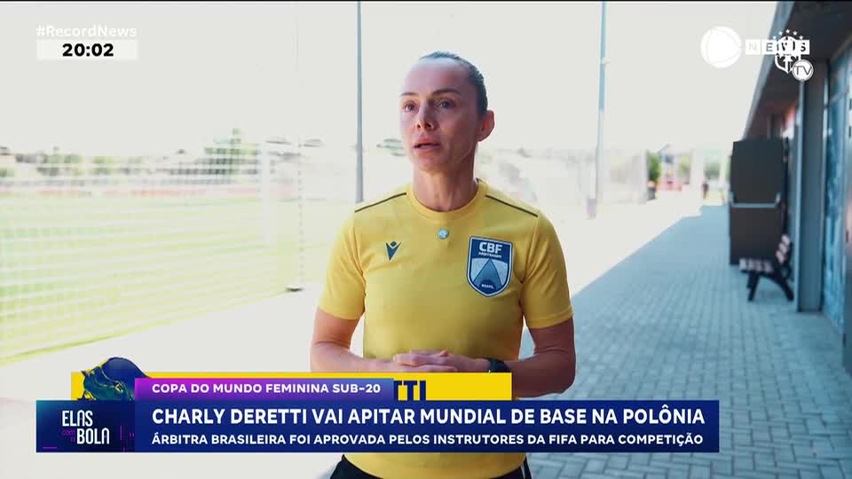 Charly Deretti é aprovada nos testes da Fifa para mundial de base na Polônia