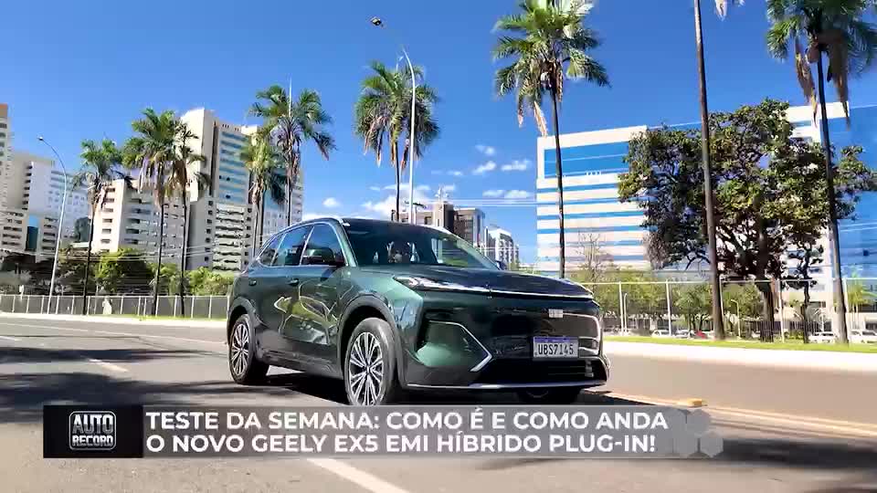 Teste da semana: como é e como anda o novo Geely EX5 EMI híbrido plug-in