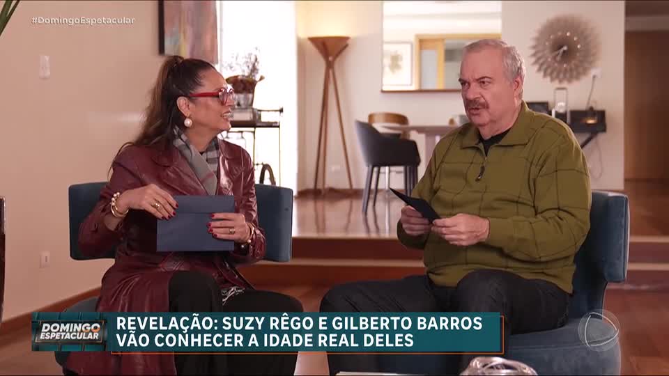 Idade Real: Suzy Rêgo e Gilberto Barros tomam susto ao descobrirem idade do corpo
