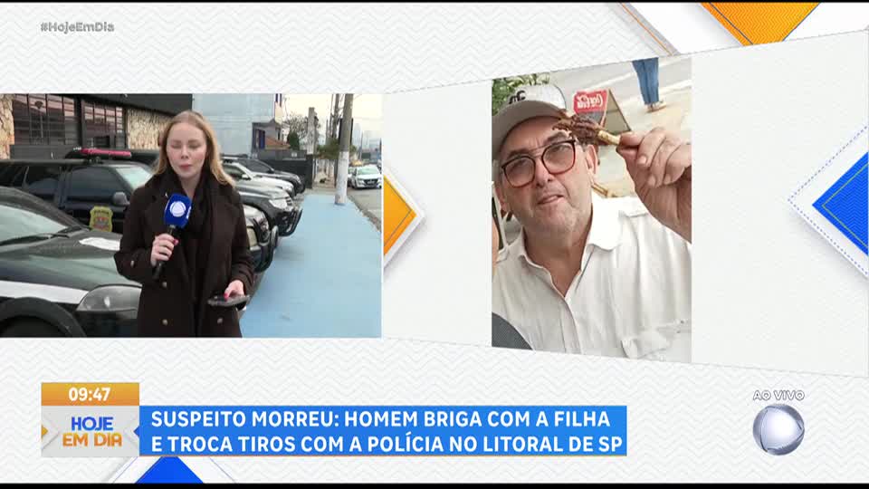 Homem morre após brigar com a filha e trocar tiros com a polícia em Praia Grande (SP)