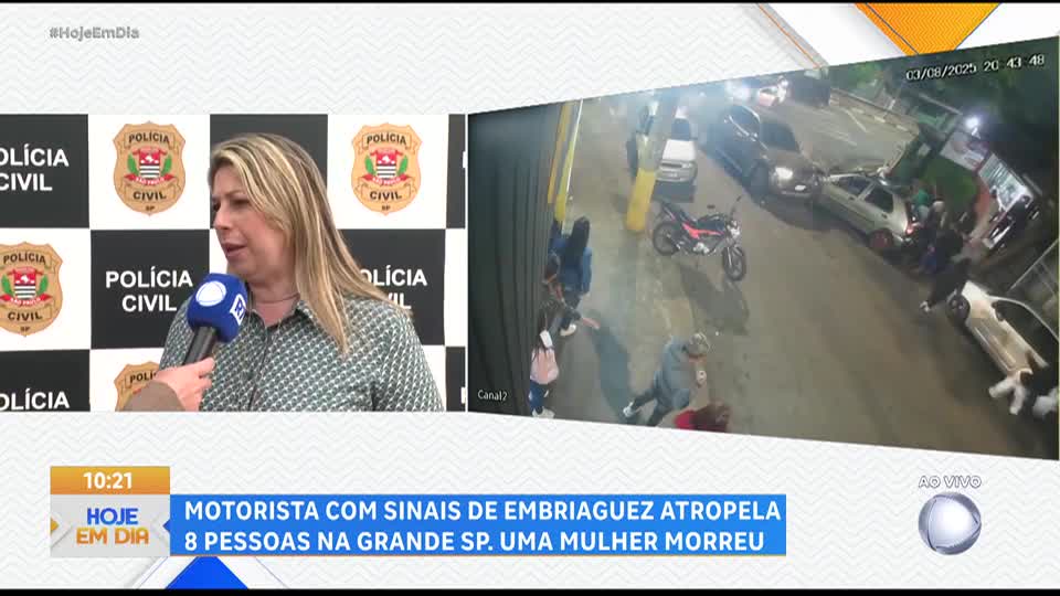 Atropelamento em Cotia (SP) deixa uma mulher morta e duas pessoas hospitalizadas