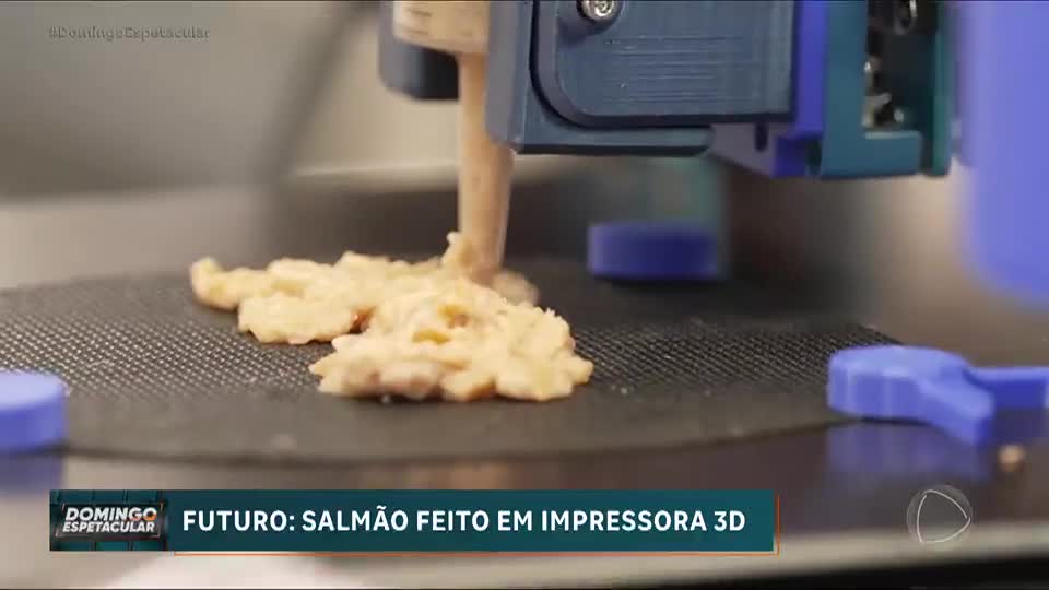 Comida do futuro: conheça o salmão feito em impressora 3D e o bolo com larvas de inseto
