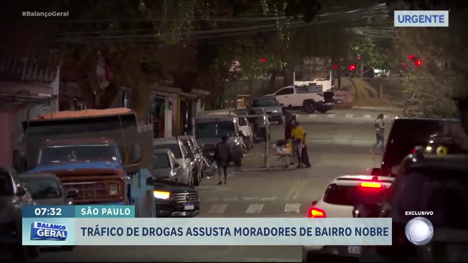 Tráfico de drogas preocupa moradores do Brooklin, bairro nobre de São Paulo