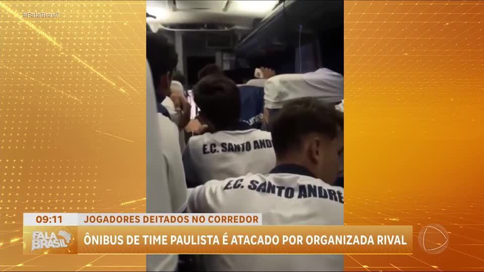 Torcedores do São José atacam ônibus com jogadores do Santo André