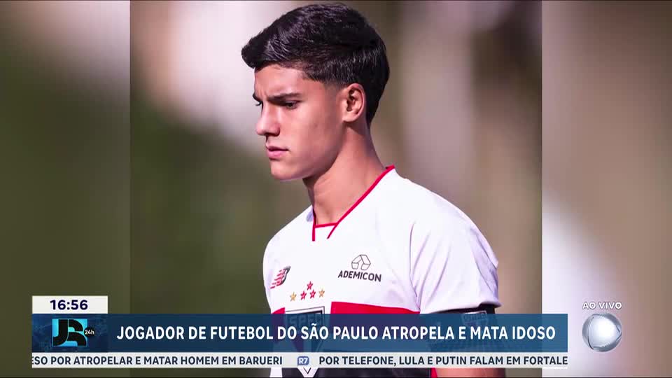 Jogador do São Paulo que atropelou um idoso em Barueri (SP) é solto