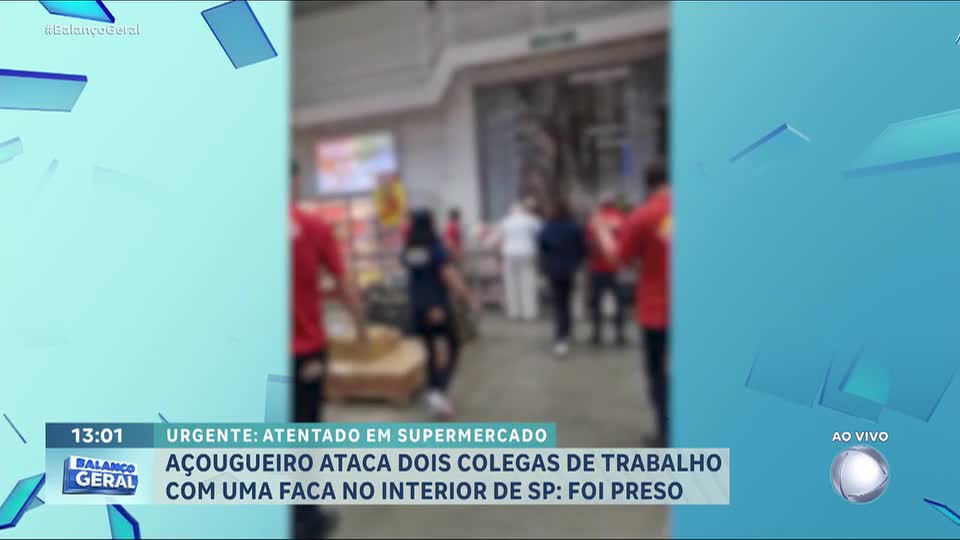 Açougueiro ataca colegas de trabalho com faca em Jundiaí (SP)