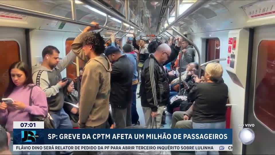 Greve dos ferroviários da CPTM afeta mais de um milhão de passageiros em São Paulo