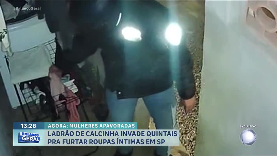 Ladrão de calcinhas aterroriza mulheres em Cajamar (SP)