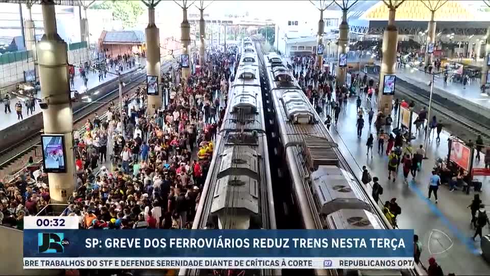 Ferroviários de SP iniciam greve nas linhas 11, 12 e 13
