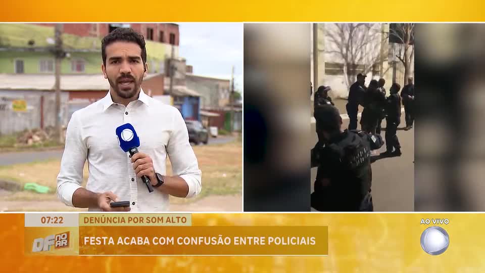 Festa na Cidade Estrutural (DF) termina com confusão entre Polícia Militar e Policial Penal