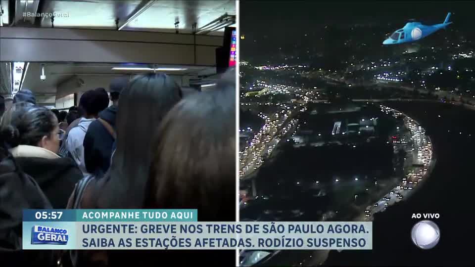 Greve dos ferroviários: Governo do Estado de SP anuncia implementação de plano de contingência