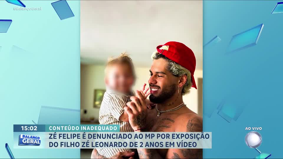 Ministério Público investiga Zé Felipe após vídeo com o filho virar alvo de denúncias