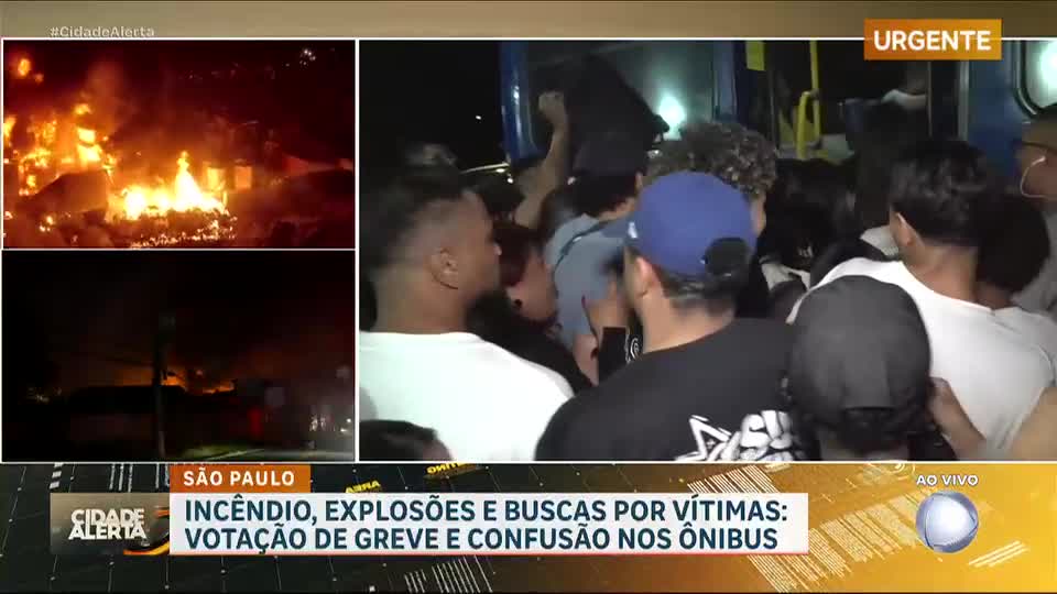 Passageiros se espremem em ônibus enquanto governo negocia com sindicato; veja