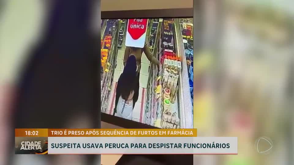Trio feminino é preso após sequência de furtos em farmácias no DF