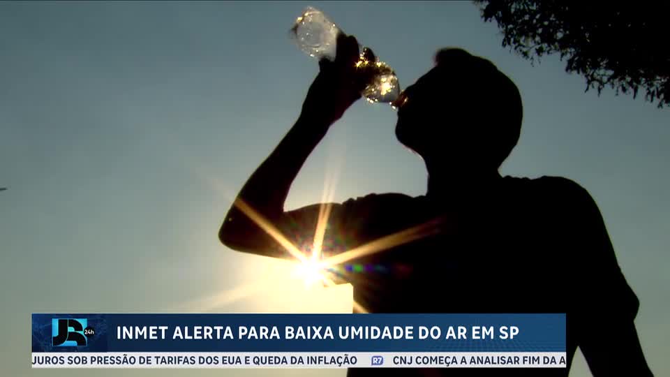 INMET emite alerta para baixa umidade do ar em SP
