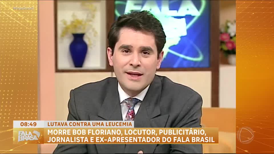Confira a trajetória de Bob Floriano, ex-apresentador do Fala Brasil
