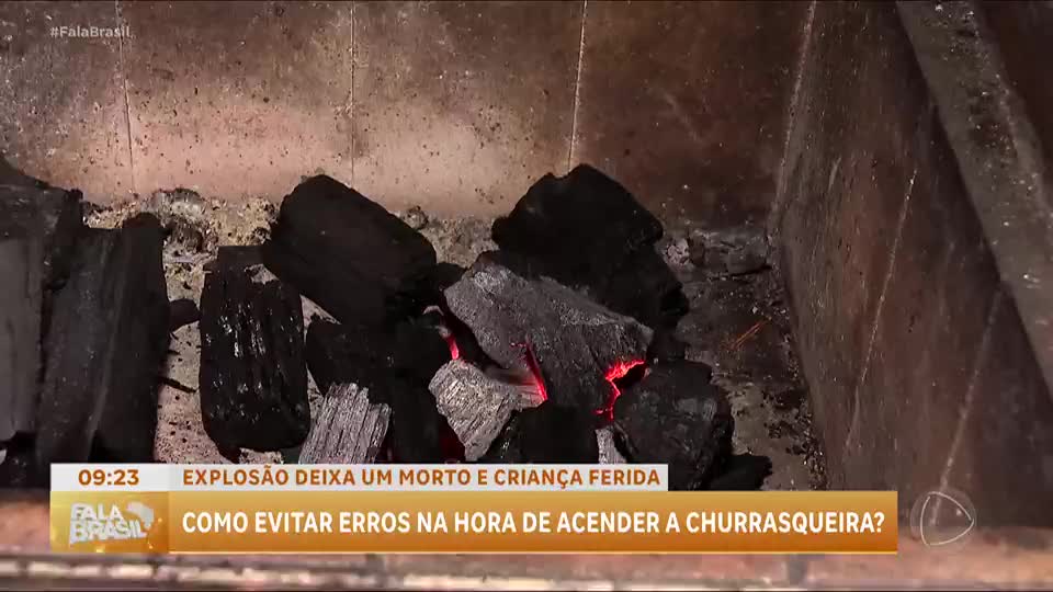 Saiba como acender a churrasqueira com segurança