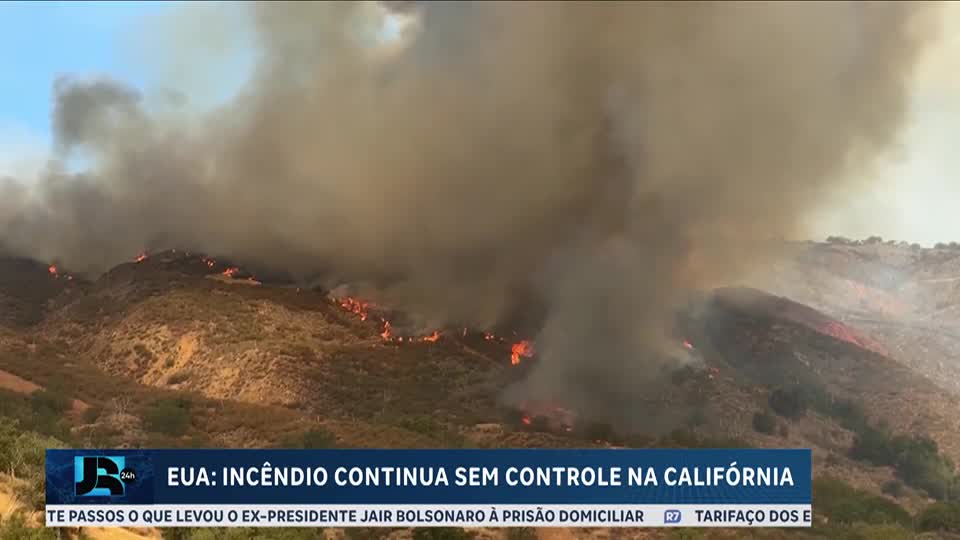 Incêndios avançam pela Califórnia, nos Estados Unidos