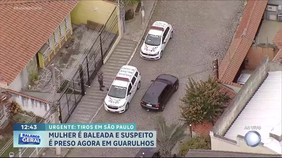 Mulher é assassinada a tiros por homem em Guarulhos (SP)