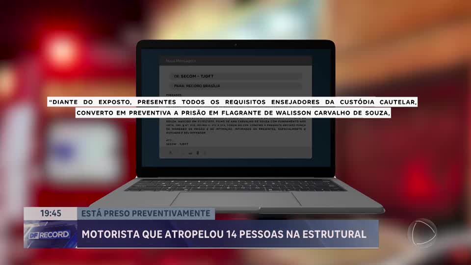 Motorista bêbado atropela 14 pessoas durante festa em igreja na Cidade Estrutural (DF)