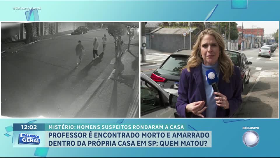 Polícia analisa imagens que podem identificar assassinos de professor em SP