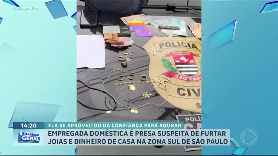 Empresária denuncia diarista por roubar joias da casa dela na Vila Mariana, na zona sul de SP