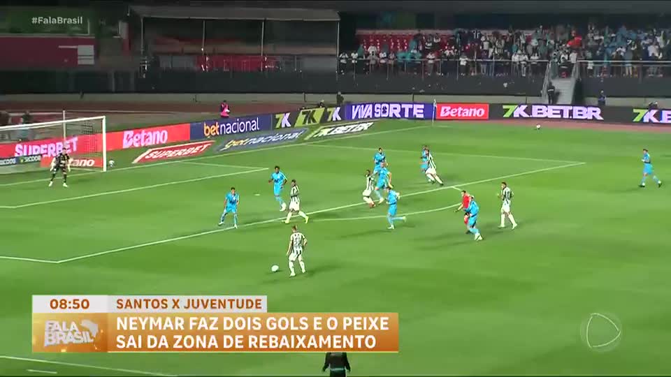 Fala Esporte: Santos vence Juventude com dois gols de Neymar no Brasileirão