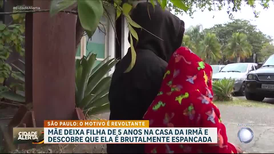 Menina de 5 anos é espancada pela tia após ser deixada na casa dela pela mãe