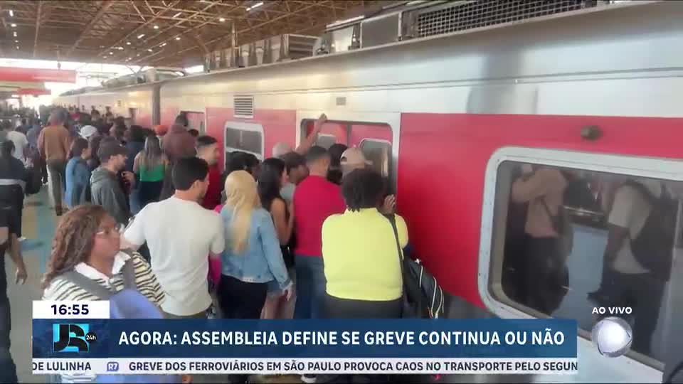 Greve dos ferroviários entra no segundo dia e trava transporte em São Paulo