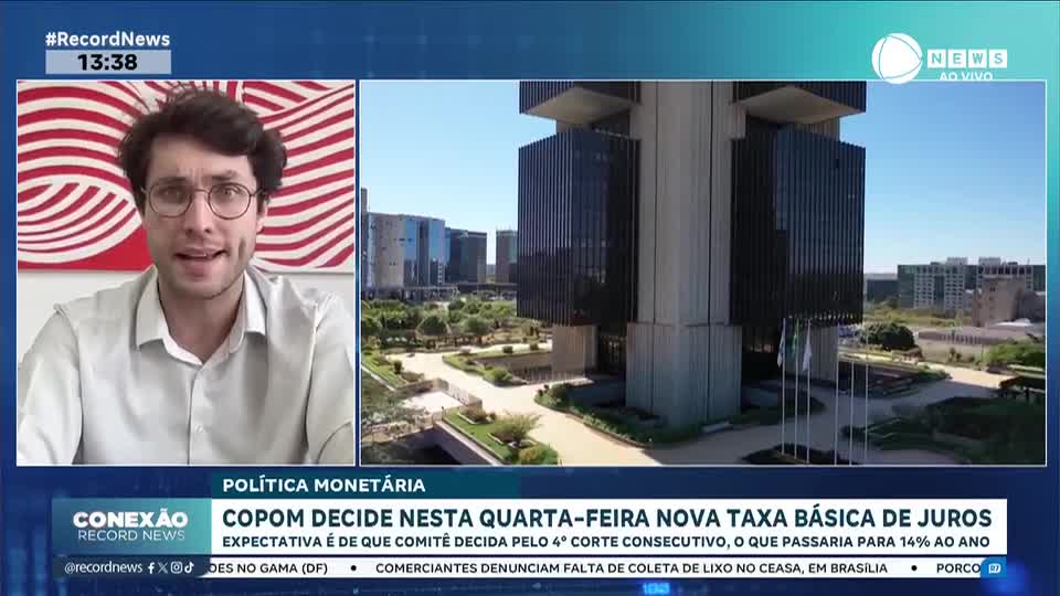 Copom decide nesta quarta (5) nova taxa básica de juros