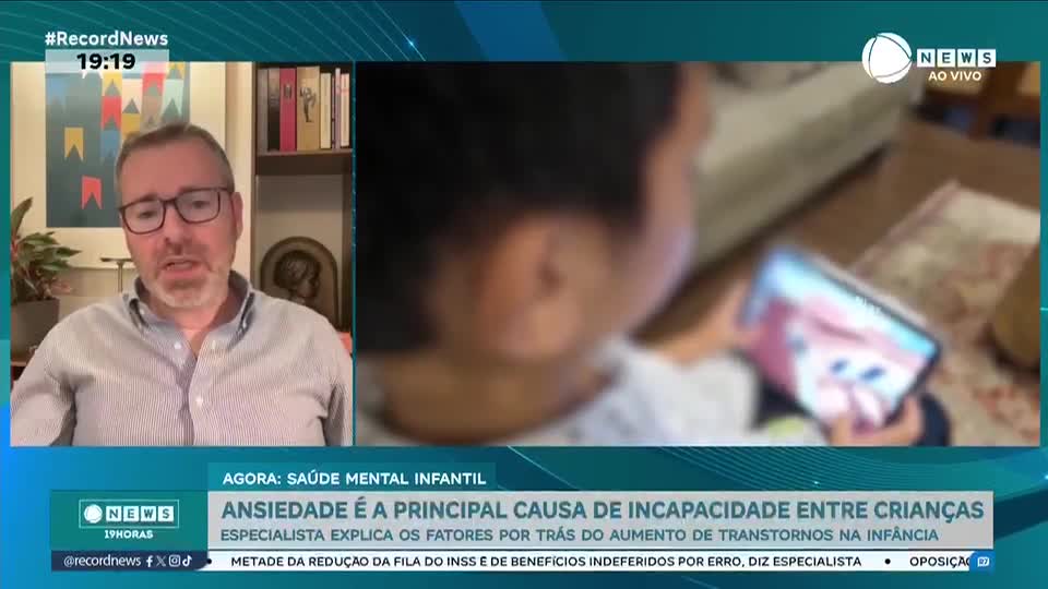 Ansiedade é a principal causa de incapacidade entre crianças