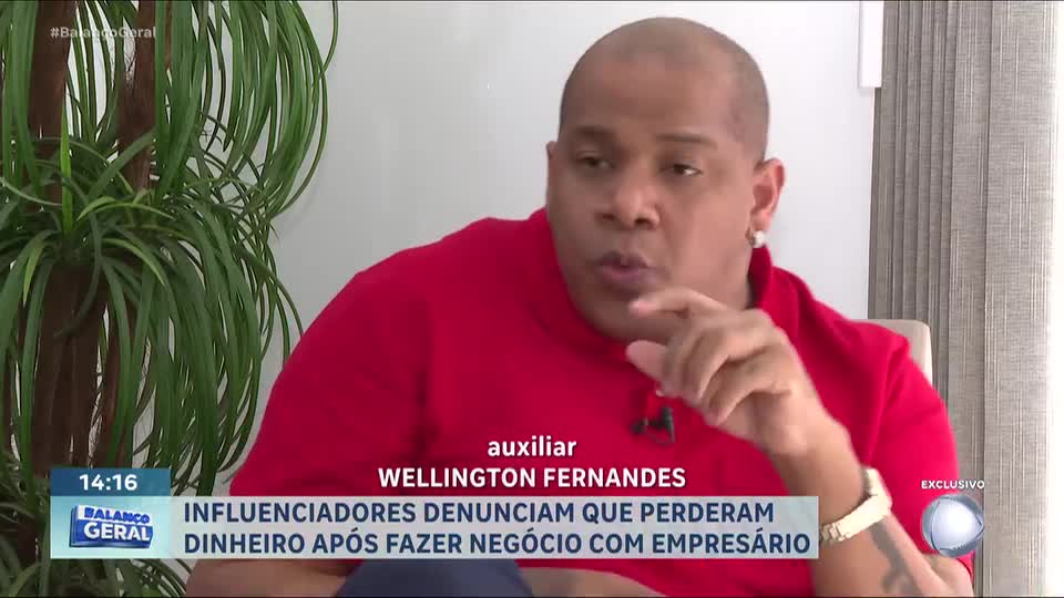 Exclusivo: Empresário acusado de golpes em influenciadores se defende na Balanço Geral