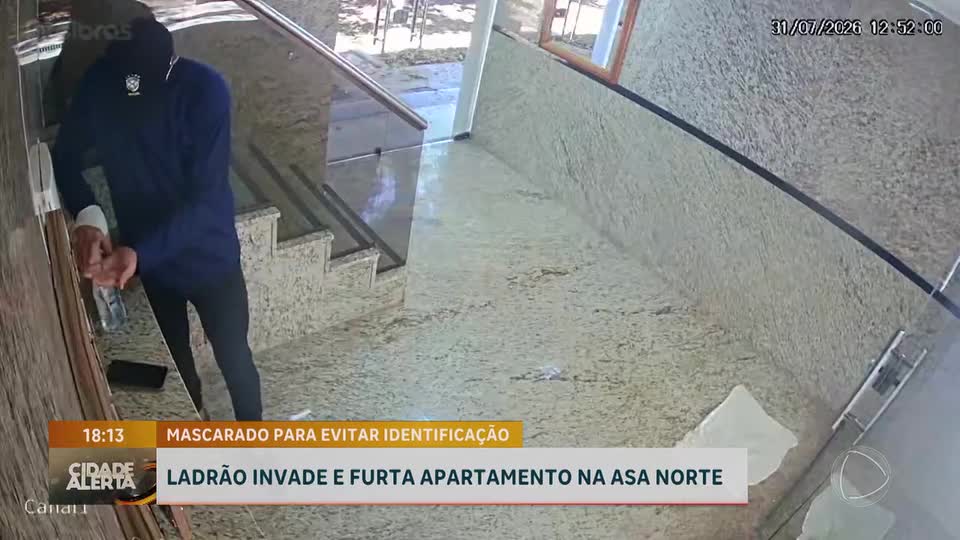 Homem invade apartamento e furta equipamentos fotográficos na Asa Norte (DF)
