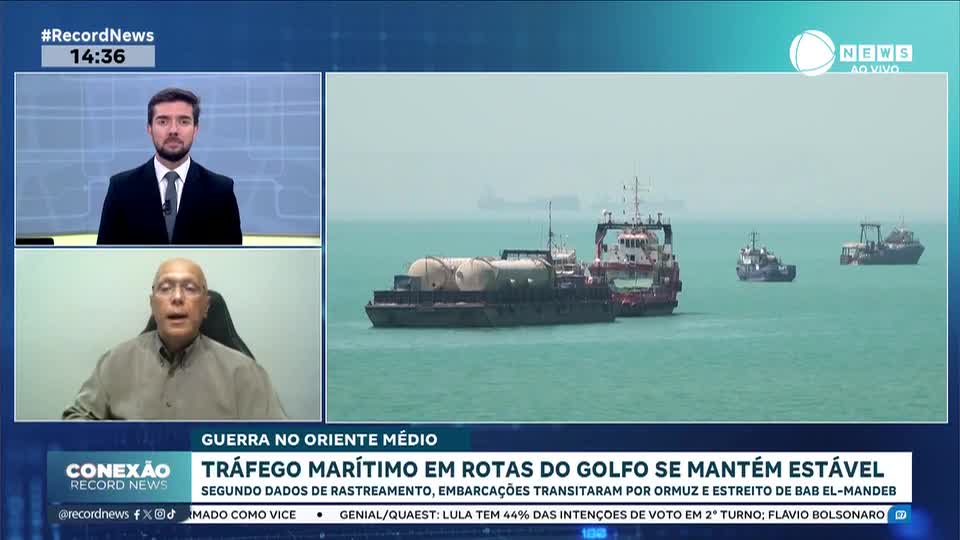 Tráfego marítimo em rotas do Golfo se mantém estável
