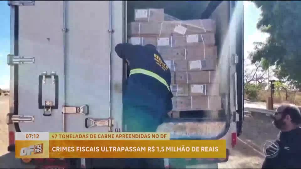 Auditorias fiscais apreendem 47 toneladas de carne bovina ilegais em agosto