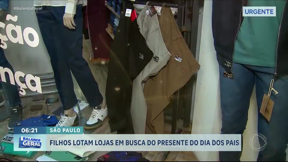 Aumento nas vendas do Dia dos Pais impulsiona comércio em SP