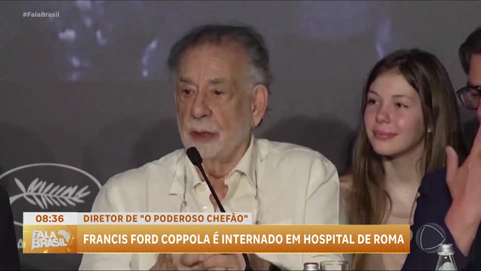 Cineasta Francis Ford Coppola é internado em hospital de Roma