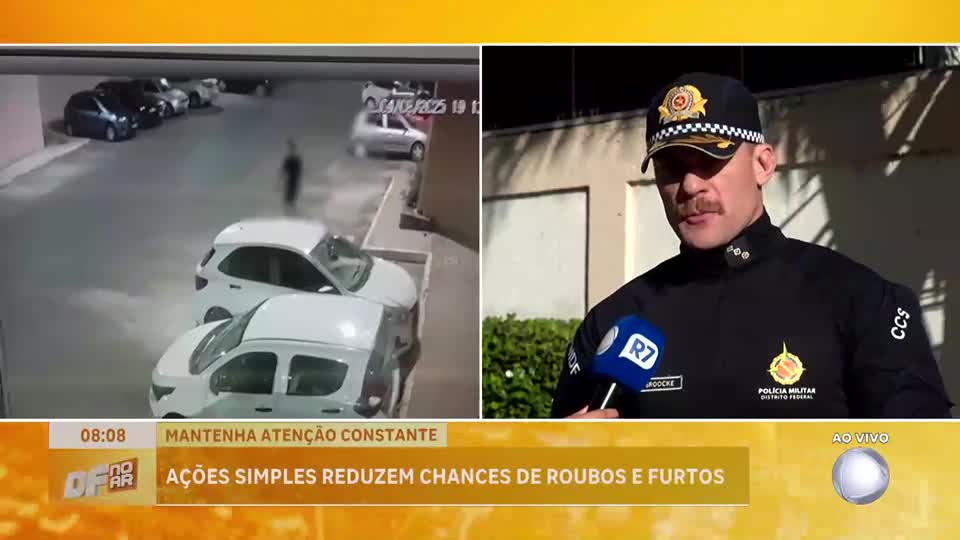 Policial dá dicas de ações simples que reduzem chances de roubos e furtos