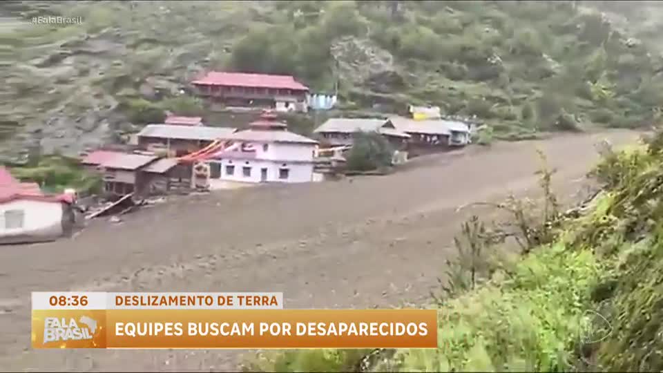 Deslizamento de terra na Índia deixa mais de 100 desaparecidos