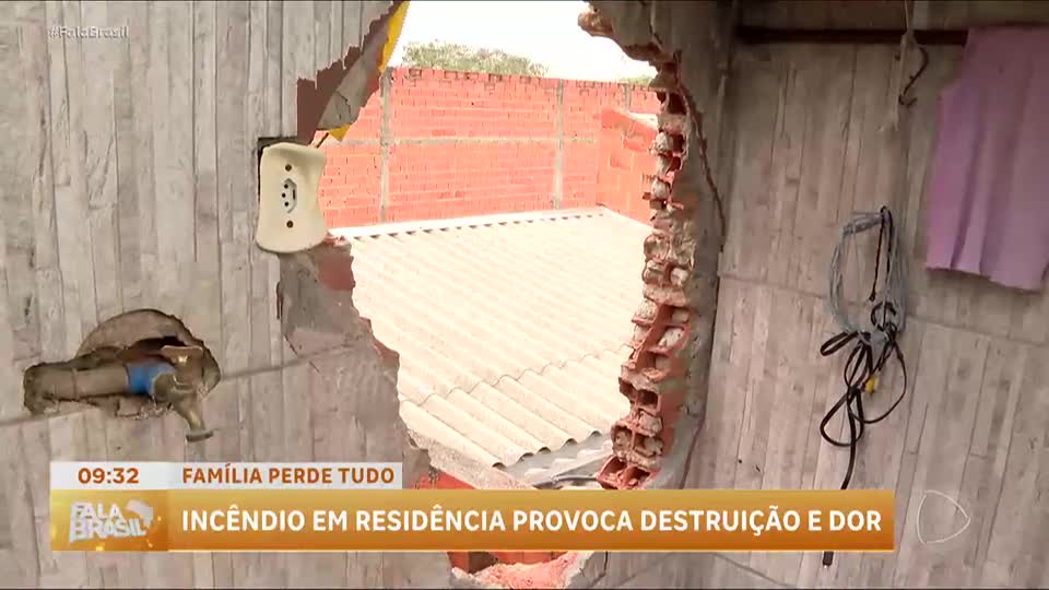 Mulher é resgatada de casa em chamas em Indaiatuba, interior paulista