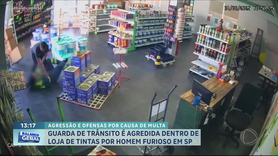 Guarda de trânsito é agredida por homem furioso após aplicação de multa em São Paulo